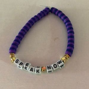 Handmade Speak Now Taylor Swift bracelet